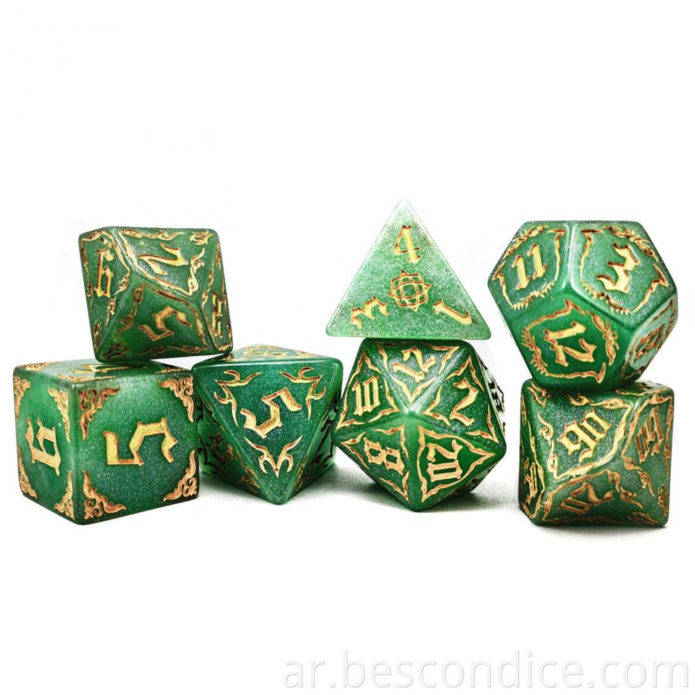 Designer Dice Oversized Treasures Gemstone Dnd Dice 3